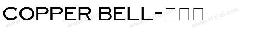 copper bell字体转换